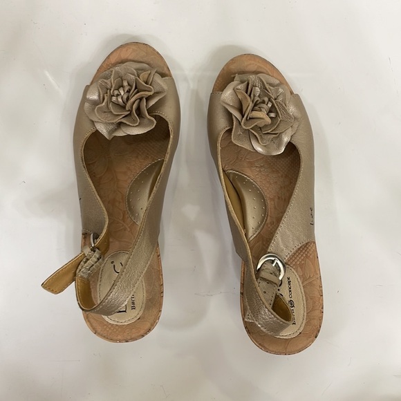 BOC Born Espadrilles Cork Wedge Heel Sandals size 10 - Picture 6 of 8